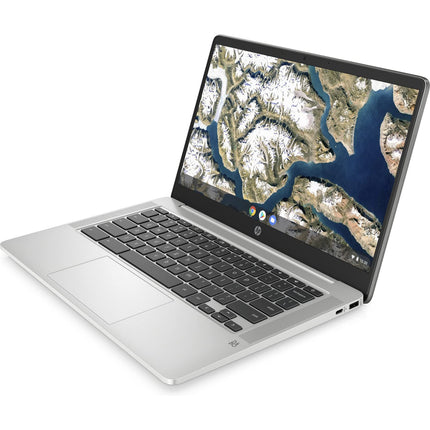 HP Chromebook - 14a-na0023cl Everyday Value Laptop (Intel Celeron N4000 2-Core, 4GB RAM, 64GB eMMC, Intel UHD 600, 14.0" Full HD , WiFi, Bluetooth, Webcam, 1xUSB 3.1, Chrome OS) (Renewed)