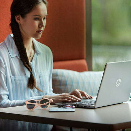 HP 14-Inch Laptop, 7th Gen AMD A9-9425, 4 GB SDRAM Memory, 128 GB Solid-State Drive, Windows 10 Home in S Mode (14-dk0020nr, Natural Silver) (Renewed)