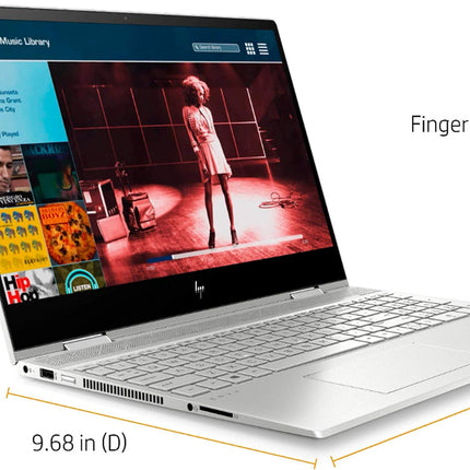 HP Envy x360-15.6" FHD Touch - 10th gen i7-10510U - 12GB - 512GB SSD+16GB Optane (Renewed)