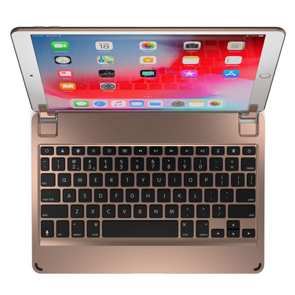 Brydge 10.5 Keyboard for iPad Pro 10.5 inch, Aluminum Bluetooth Keyboard with Backlit Keys (Gold)