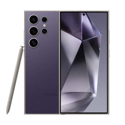 SAMSUNG Galaxy S24 Ultra Cell Phone, 512GB AI Smartphone, Unlocked Android, 50MP Zoom Camera, Long Battery Life, S Pen, US Version, 2024, Titanium Violet