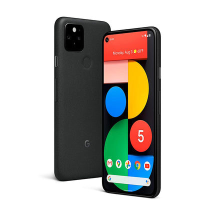 Google Pixel 5 Just Black 5G Android Water Resistant Unlocked Smartphone with Night Sight and Ultrawide Lens