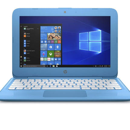 HP Stream 11-inch Laptop, Intel Celeron N3060 Processor, 4 GB SDRAM Memory, 32 GB eMMC storage, Windows 10 Home in S Mode with Office 365 Personal for one year (11-ah010nr, Aqua Blue)