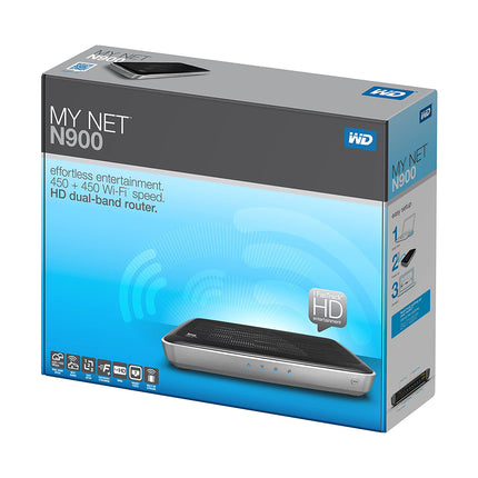 WD My Net N900 HD Dual Band Router Wireless N WiFi Router Accelerate HD