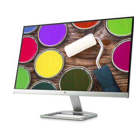 HP 23.8-inch FHD Monitor with Built-in Audio (24ea, White) (Renewed)