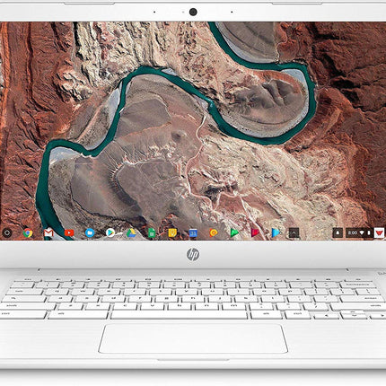 HP 14in Chromebook Intel N3350 2.40GHz 4GB RAM 32GB SSD Chrome OS Snow White (Renewed)