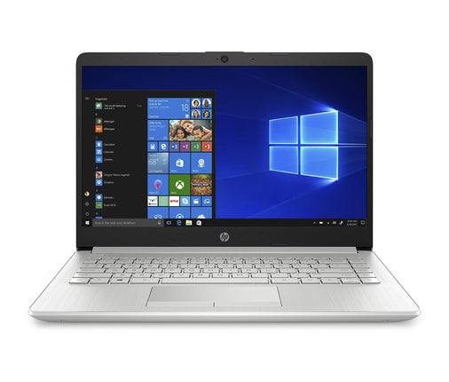 HP 14-Inch Laptop, 7th Gen AMD A9-9425, 4 GB SDRAM Memory, 128 GB Solid-State Drive, Windows 10 Home in S Mode (14-dk0020nr, Natural Silver) (Renewed)
