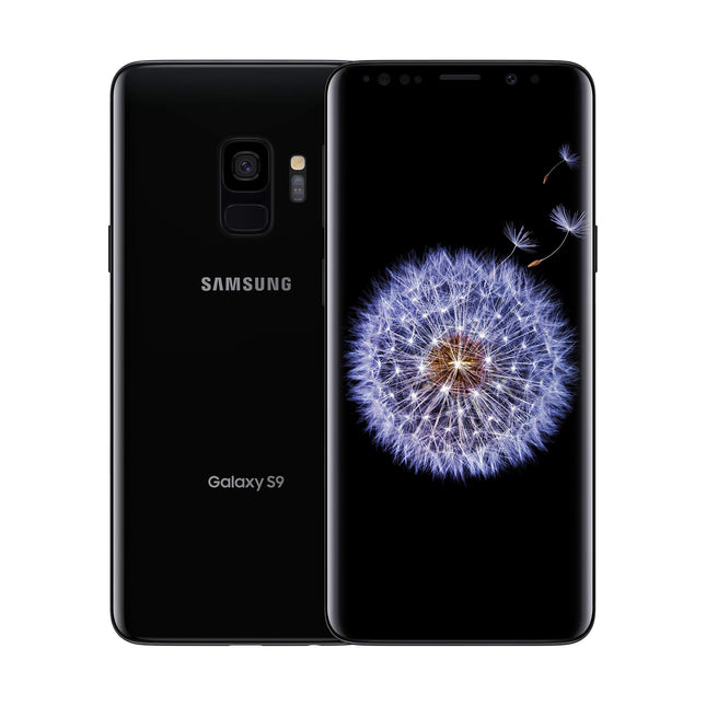 Samsung Galaxy S9, 64GB, Midnight Black - Fully Unlocked (Renewed)