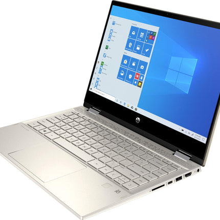 HP Pavilion x360 14-inch FHD Touchscreen 2-in-1 Convertible Laptop, Intel Core i5-1035G1 up to 3.6GHz, 8GB DDR4, 256GB SSD, 802.11ac, Bluetooth, Webcam, HDMI, Fingerprint Reader, Win 10 (Renewed)