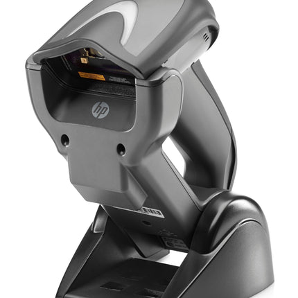 HP Wireless Bluetooth 1D 2D Barcode Scanner with USB Kit and Charging Base Station, E6P34AA