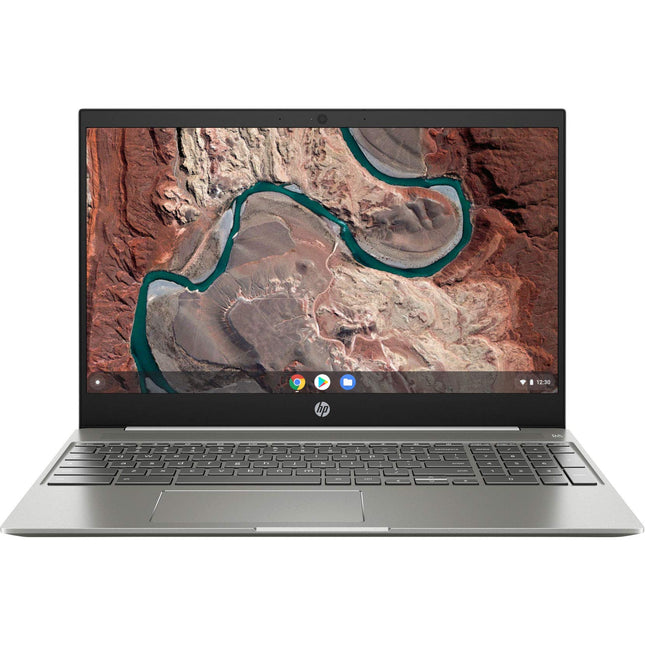 2019 Flagship HP Chromebook 15.6" IPS FHD 1080p Touchscreen Core i3-8130u 4GB 128GB eMMC Ceramic White (Renewed)